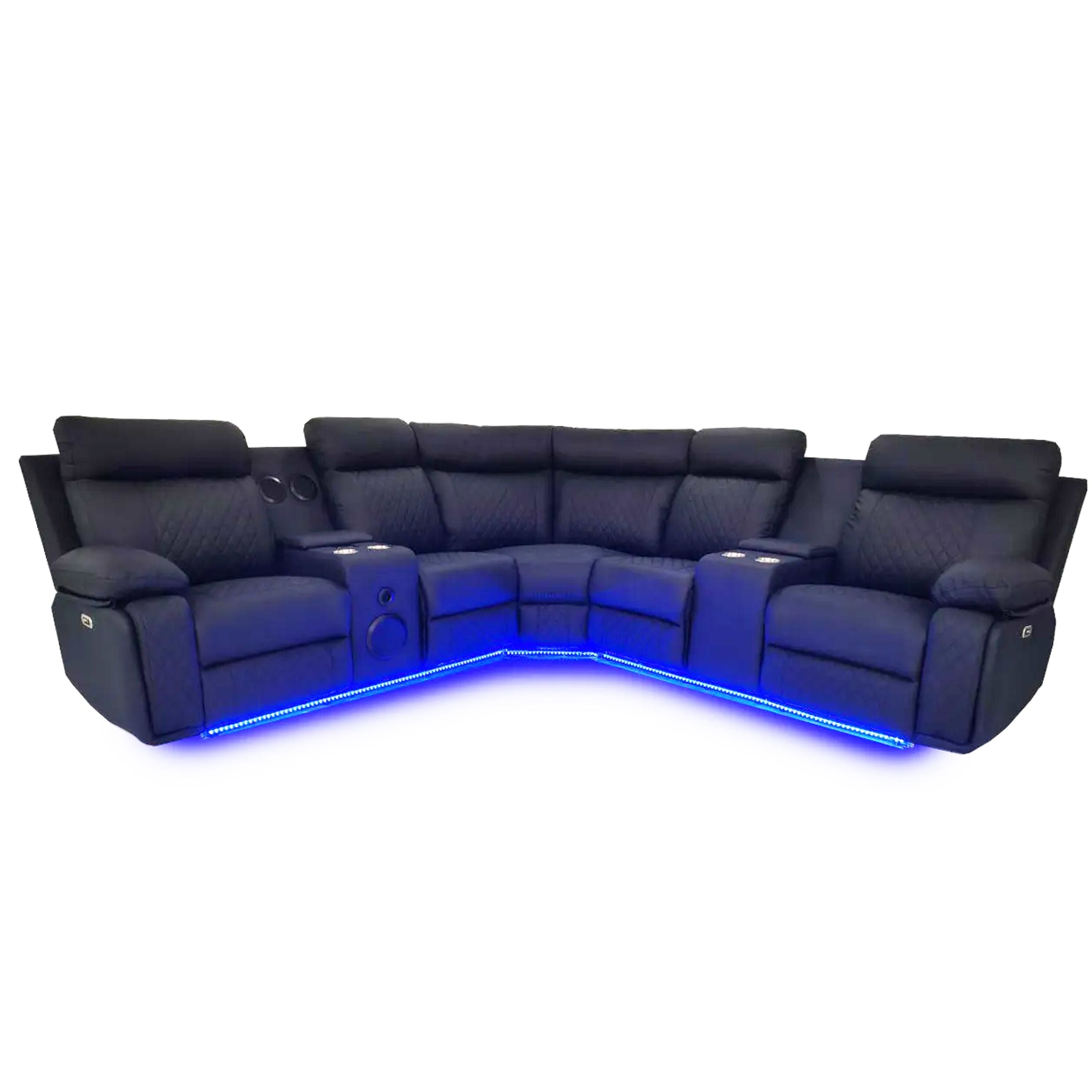 CHICAGO Power Sectional Black