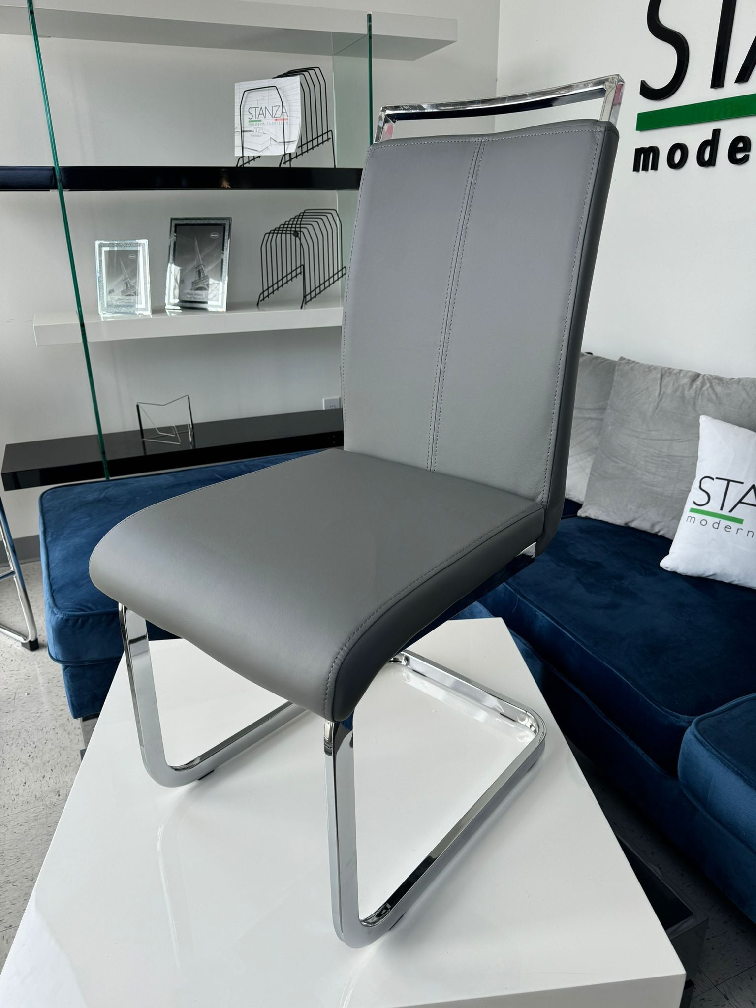 Mazel Dining Chair Grey