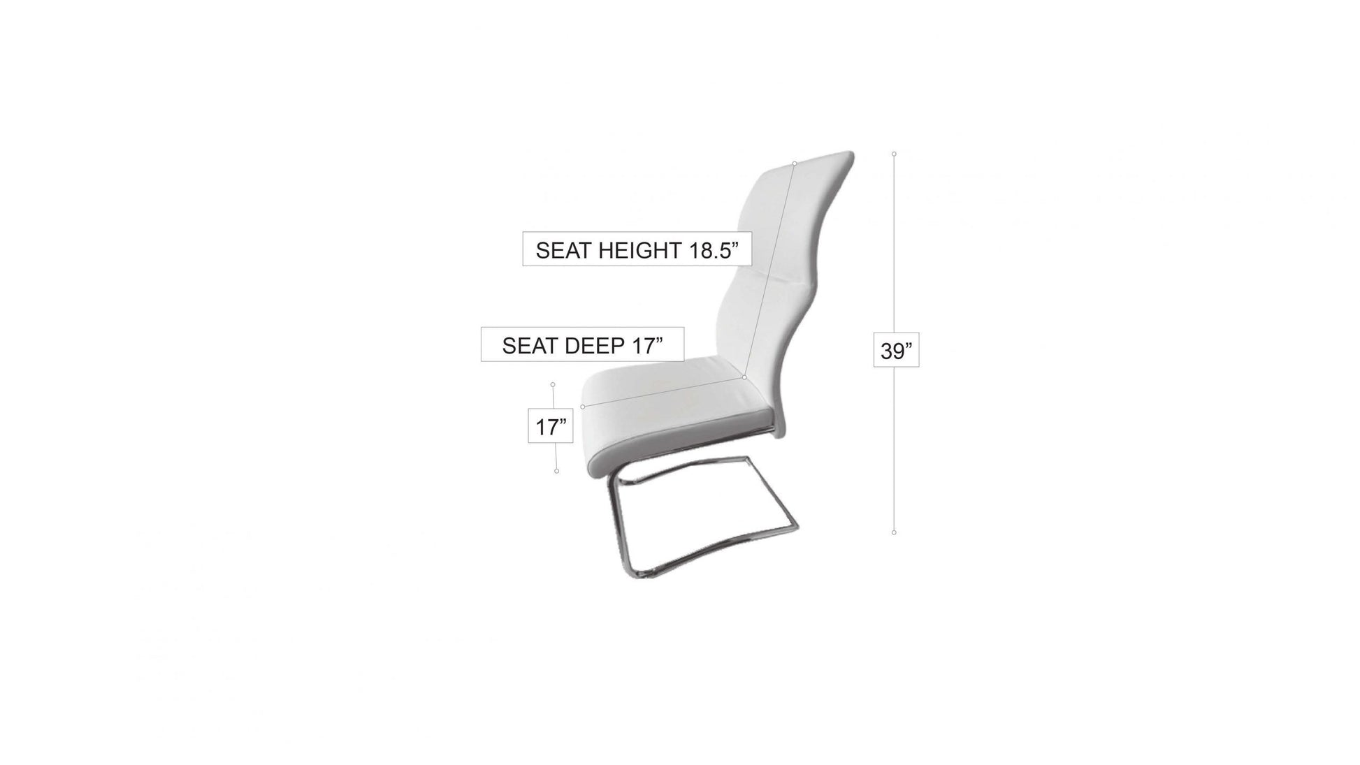 Blum Dining Chair White