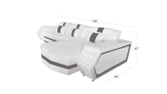 Boa Sectional LED Grey RIGHT