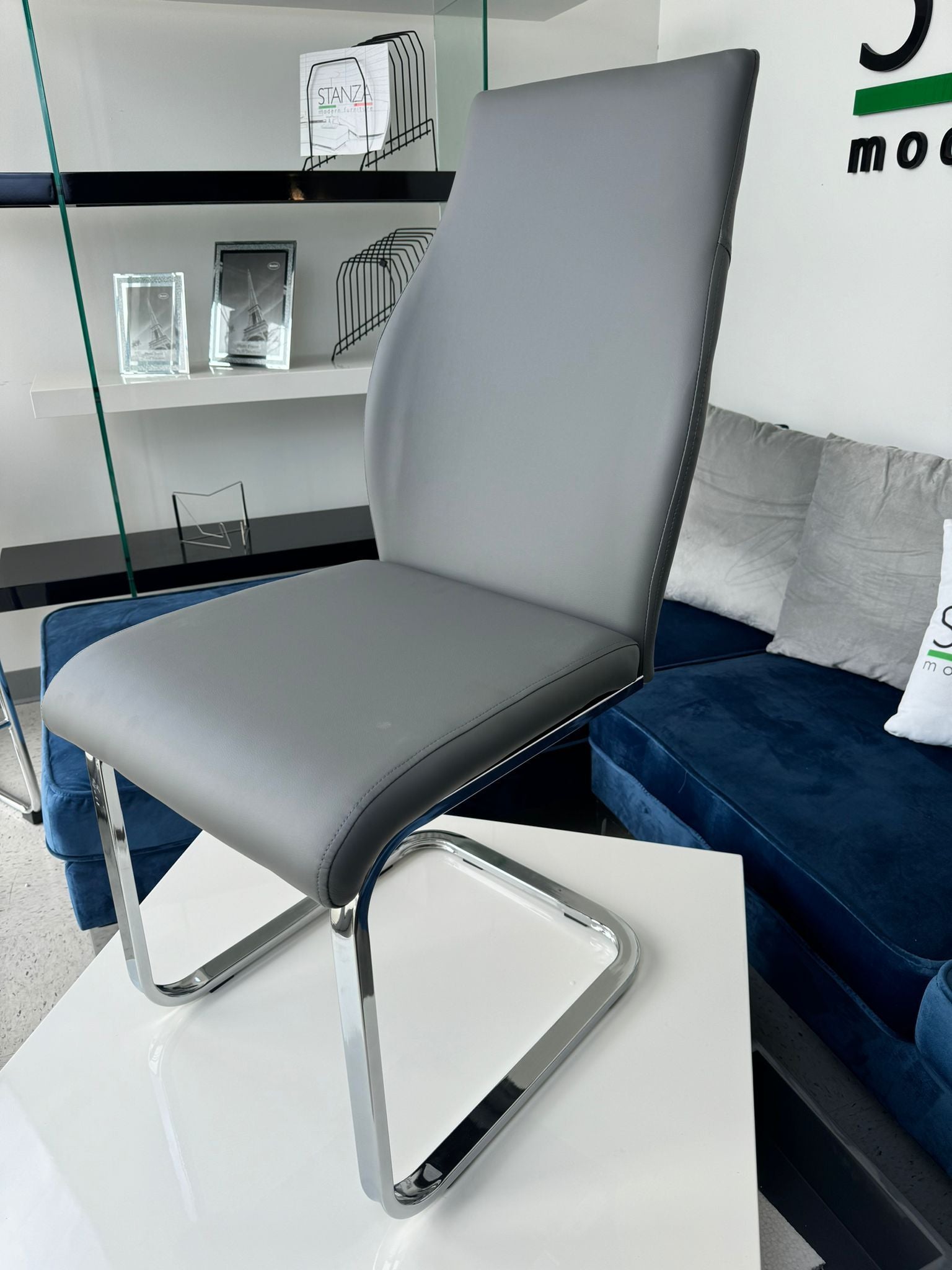 Dora Dining Chair Grey