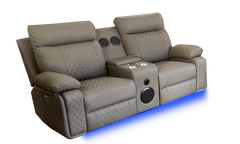 BALTIMORE POWER RECLINER SOFA SET GREY