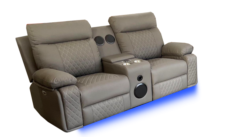 BALTIMORE POWER RECLINER SOFA SET GREY-zoom-