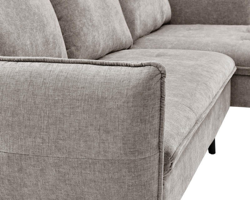 PARIS Sectional Dark Grey RIGHT-zoom-