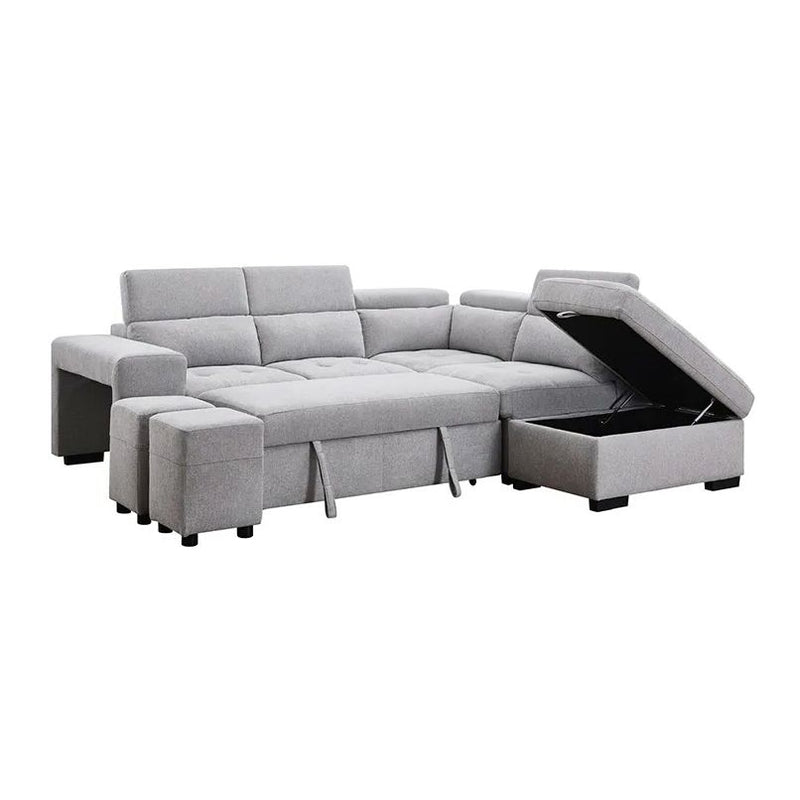 POSITANO Sectional NEW 2025 RIGHT Grey Fabric-zoom-