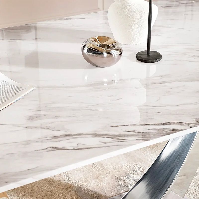 BELI DINING TABLE GREY MARBLE TOP-zoom-