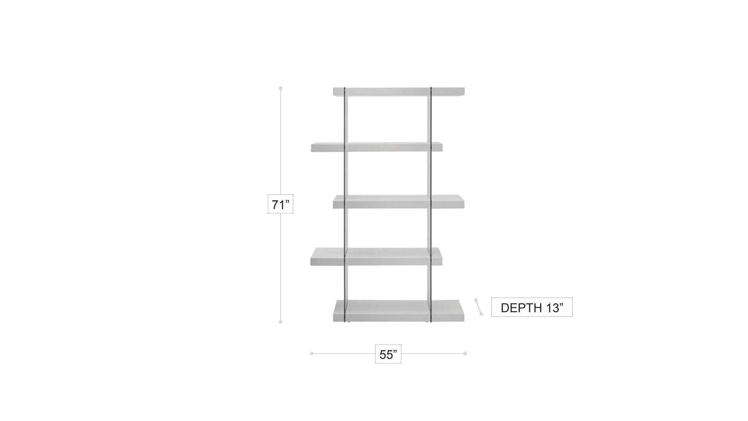 Bronx Shelf White