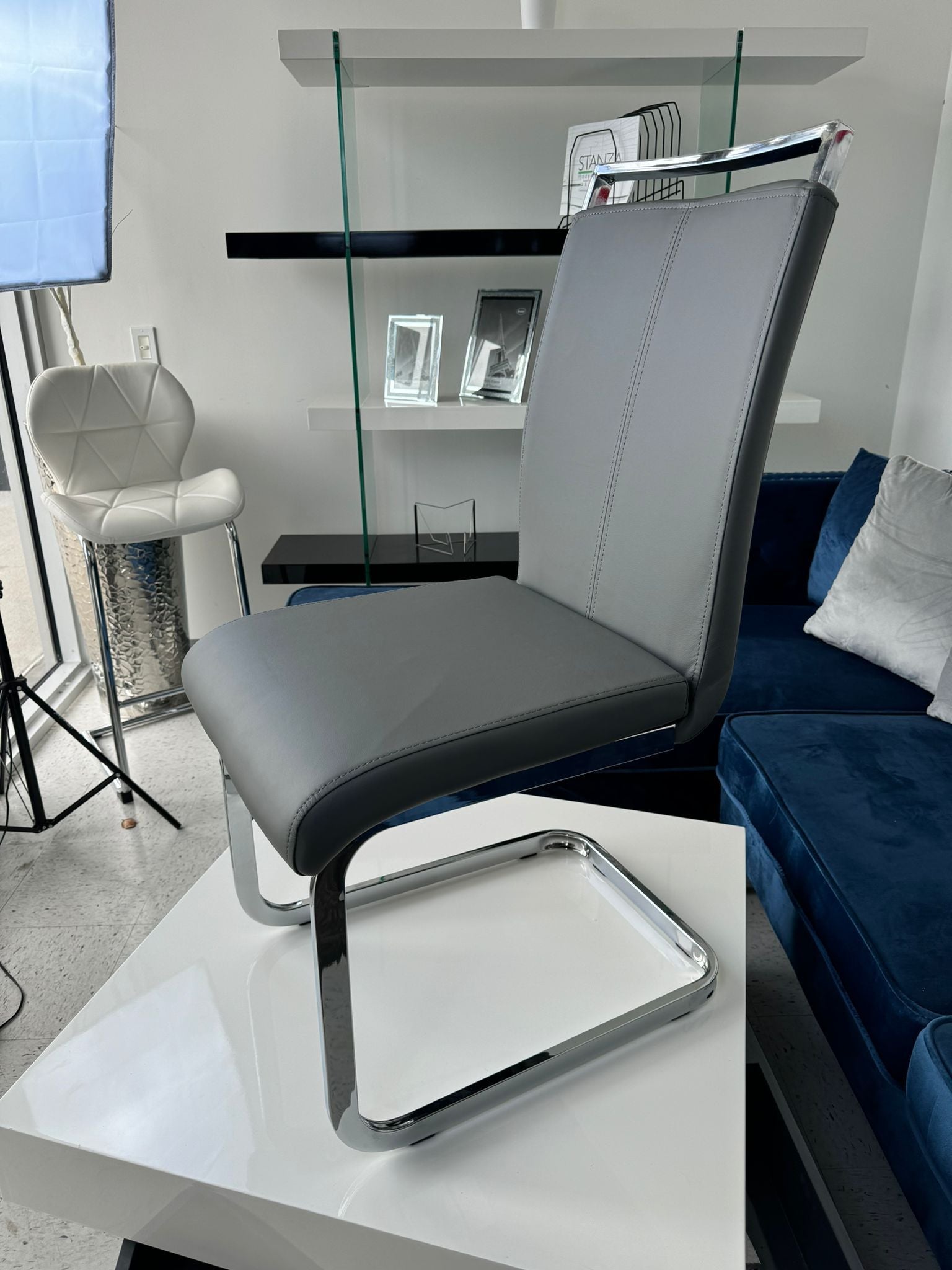 Mazel Dining Chair Grey
