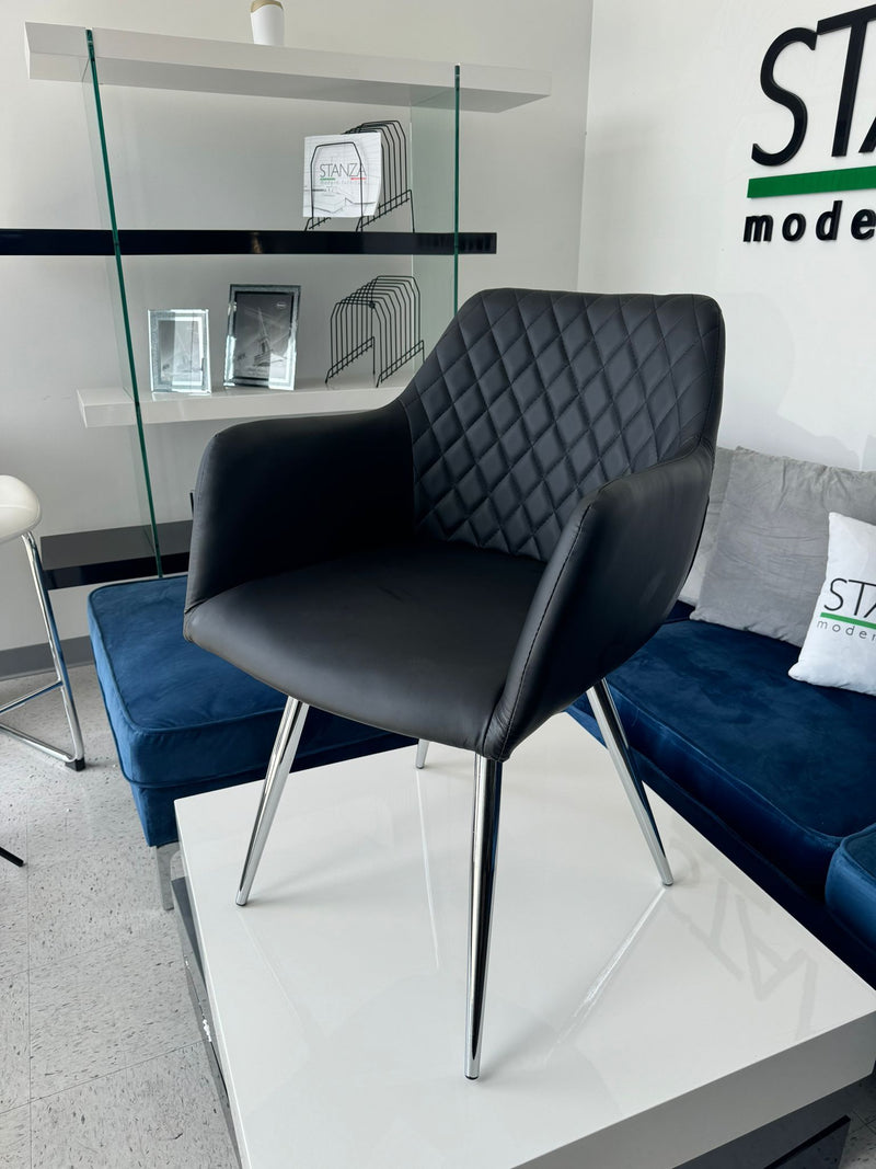Alba Dining Chair Black-zoom-