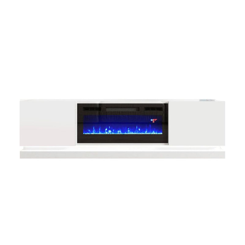 TV 242 WHITE with Fireplace-zoom-