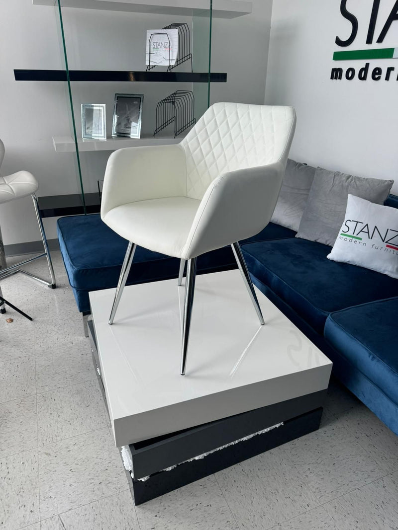 Alba Dining Chair White-zoom-