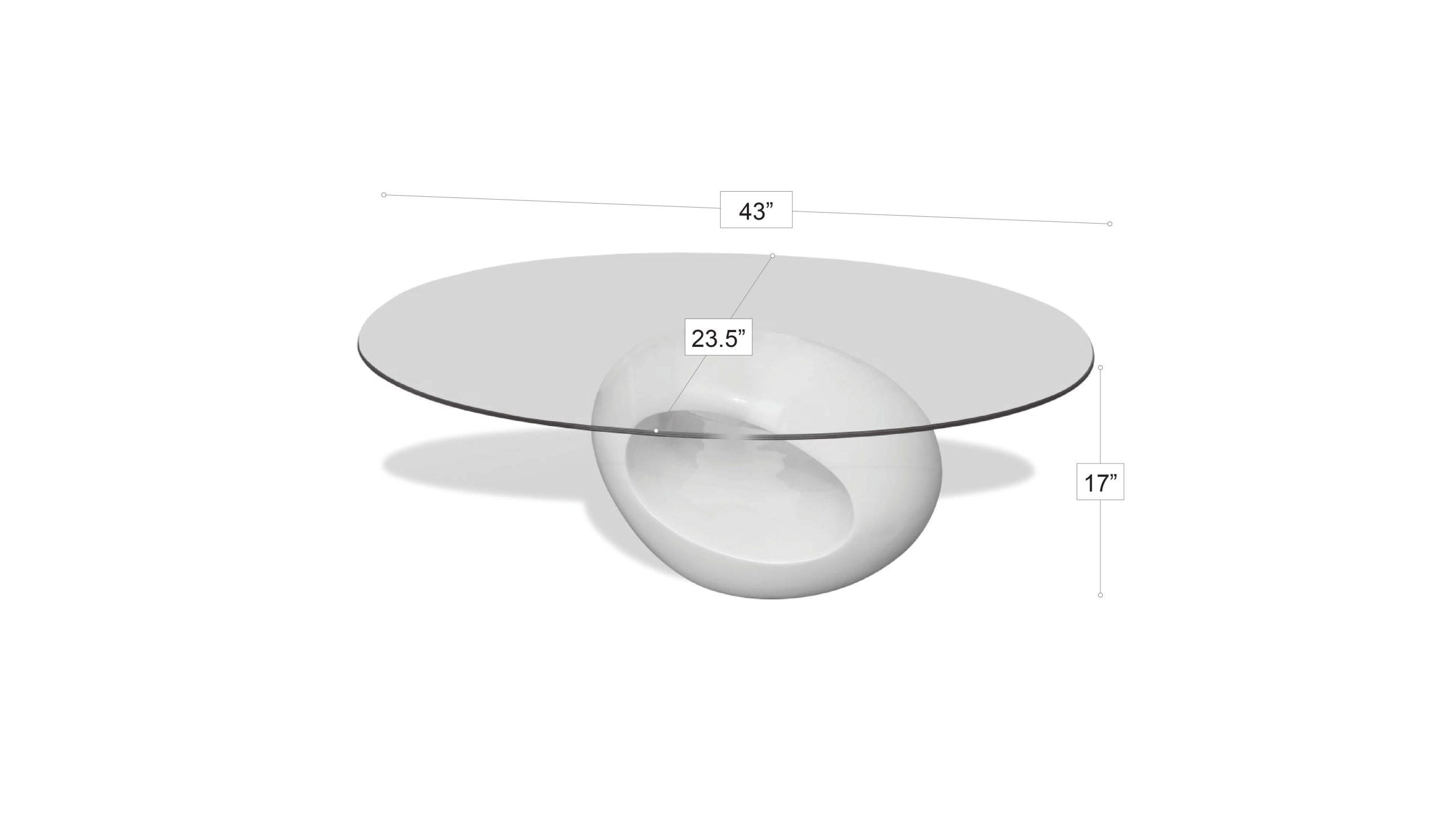 Oval Coffee Table