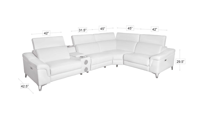 Spartacus Recliner Model 2025 White-zoom-