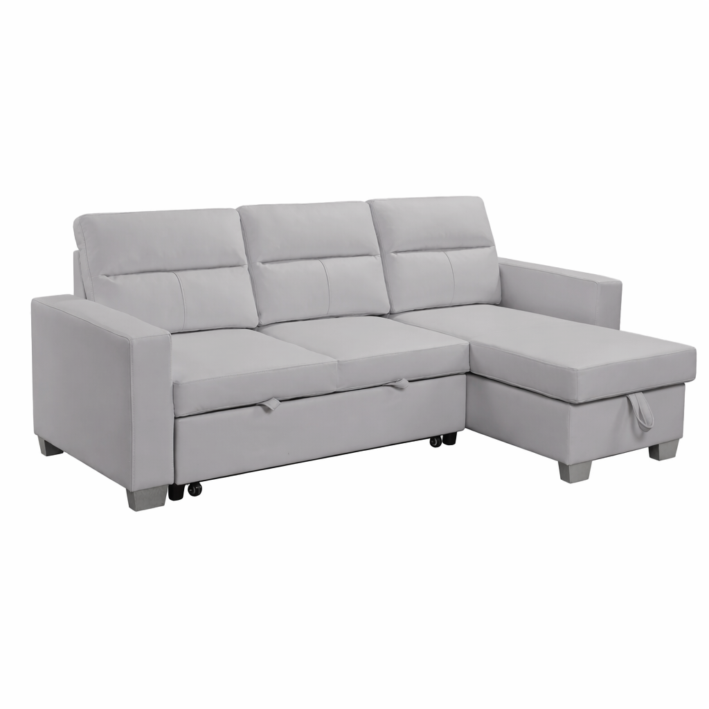 Daniel Reversible Sectional Grey