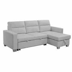 Daniel Reversible Sectional Grey