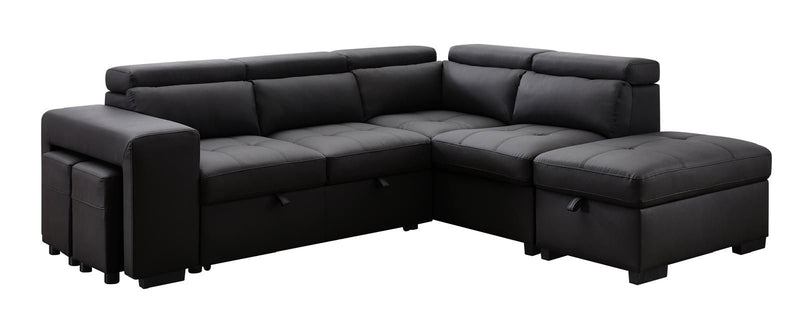 POSITANO Sectional NEW 2025 LEFT BLACK-zoom-