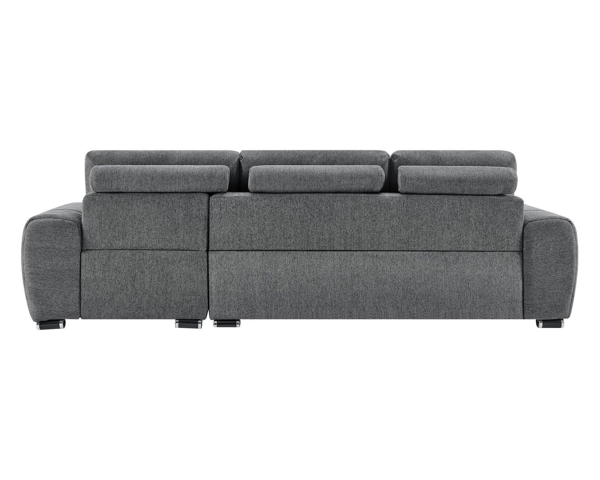 ROMA Sectional Dark Grey - LEFT