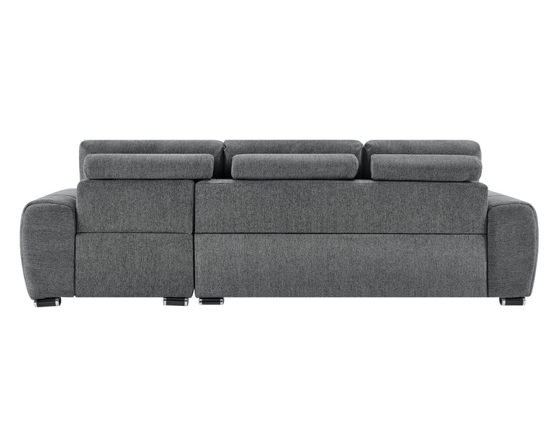 ROMA Sectional Dark Grey - LEFT-zoom-