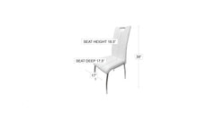 A.Detroit Dining Chair Black 6724