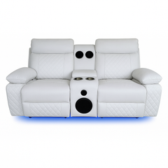 BALTIMORE POWER RECLINER  LOVESEAT WHITE