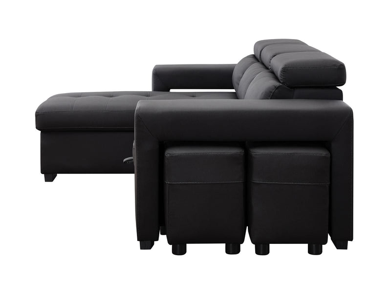 MILANO Sectional NEW 2025 Black-zoom-