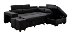 POSITANO Sectional NEW 2025 RIGHT BLACK