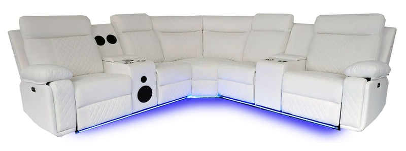 CHICAGO Power Sectional White-zoom-