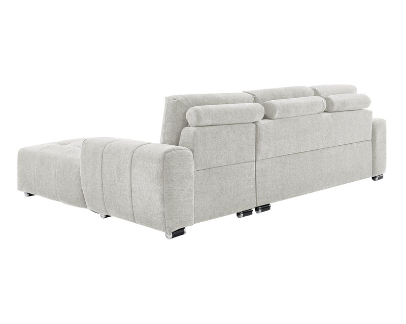 ROMA Sectional Light Beige - RIGHT-zoom-