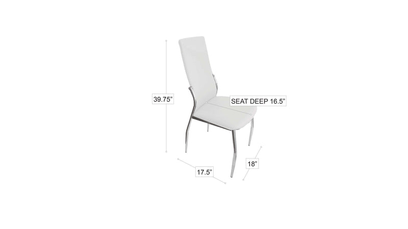 Dalma Dining Chair White 117-zoom-