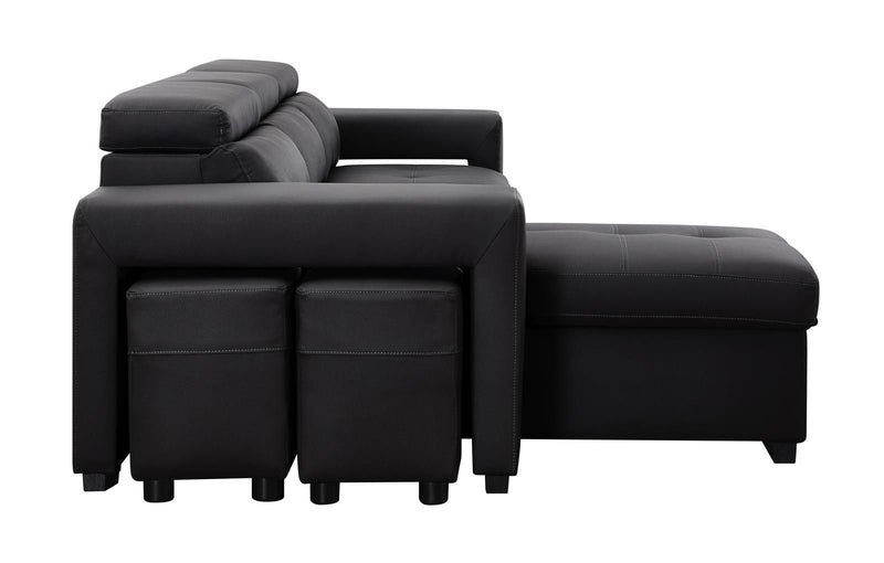 MILANO Sectional NEW 2025 Black-zoom-
