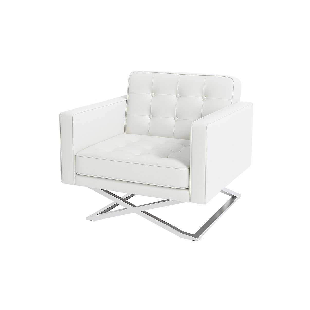 Valentin Accent Chair White