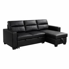 Daniel Reversible Sectional Black