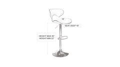 Pub Barstool Grey