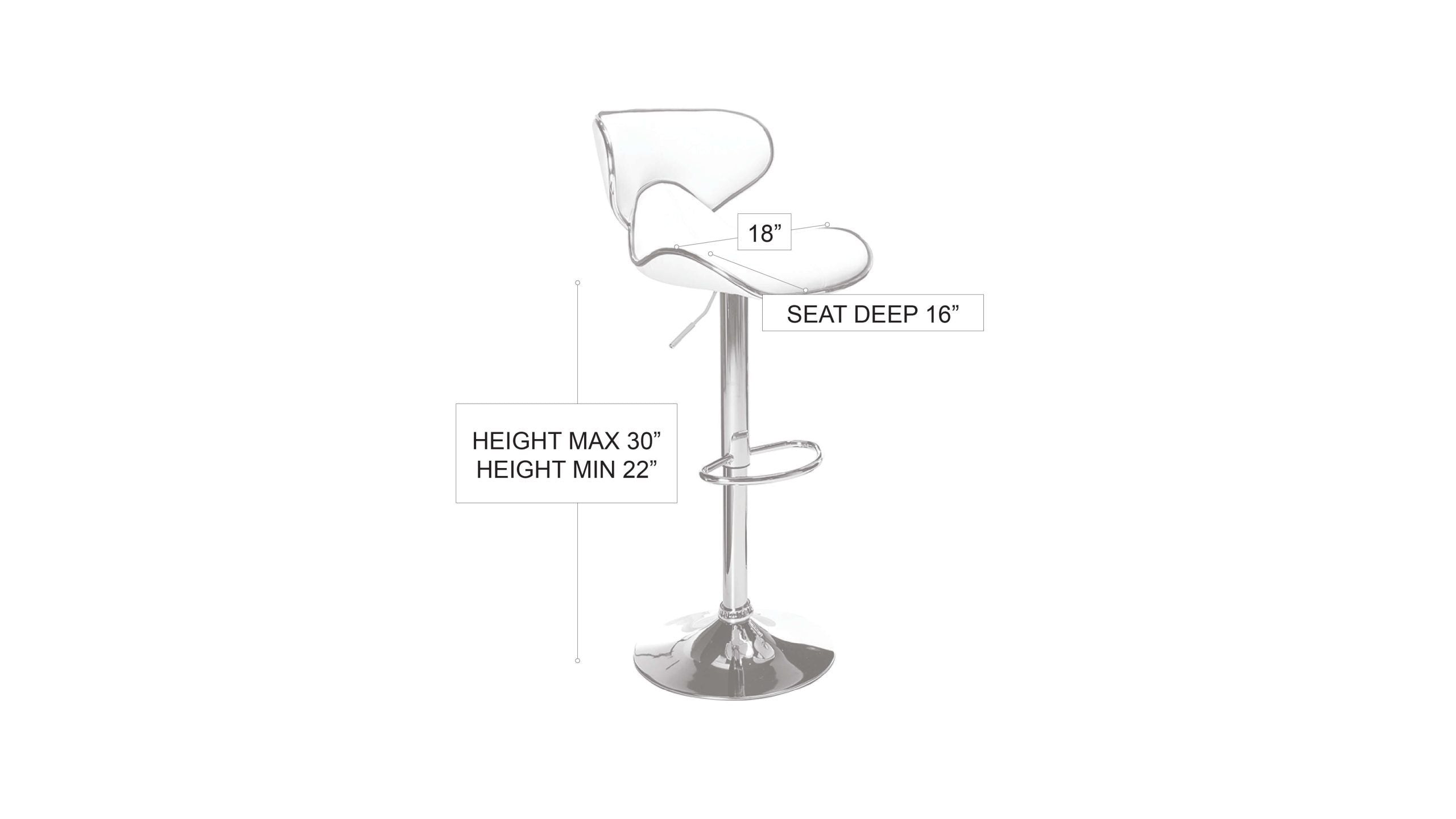 Pub Barstool Grey