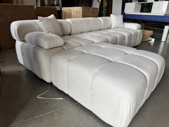 Munich Modular Sectional WHITE/BONE Fabric