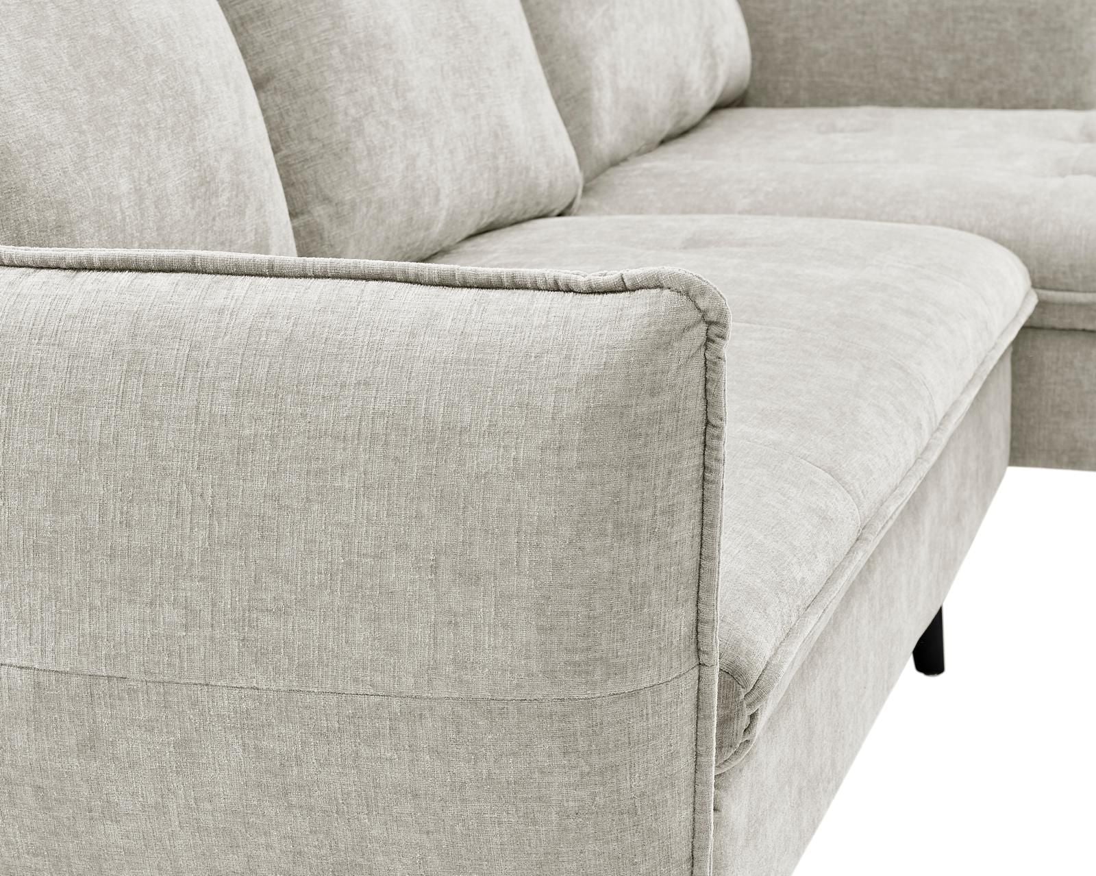 PARIS Sectional Light Grey LEFT