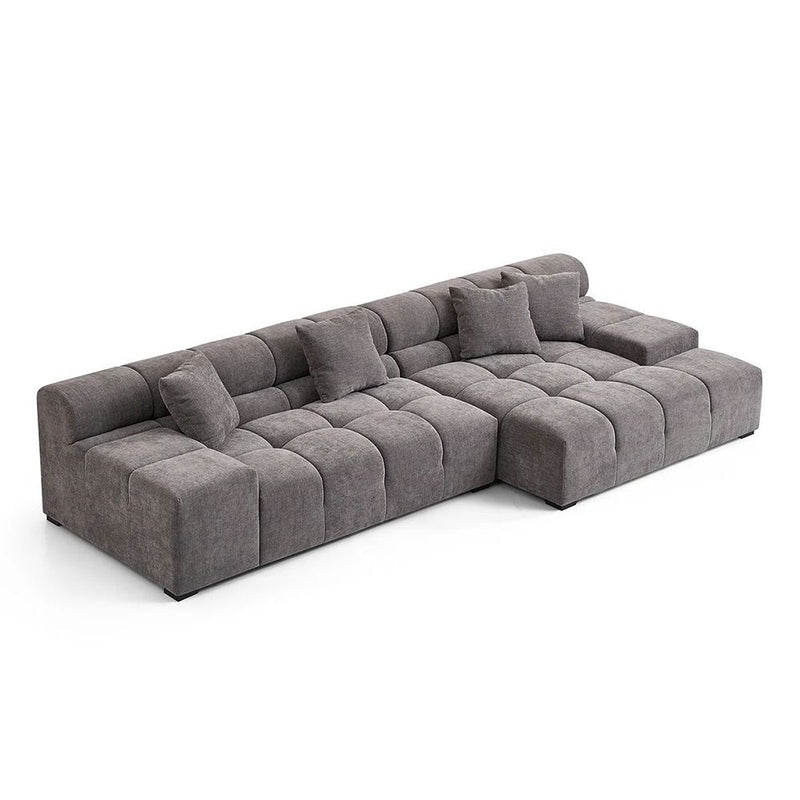 Midtown Sectional Graphite DARK Grey RIGHT-zoom-