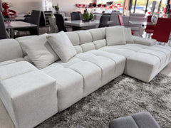 Midtown Sectional Graphite DARK Grey RIGHT
