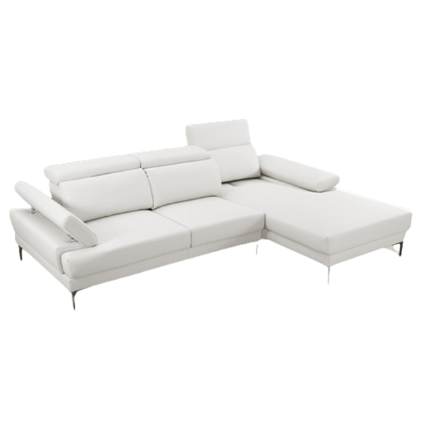 Kim Sectional White RIGHT-zoom-