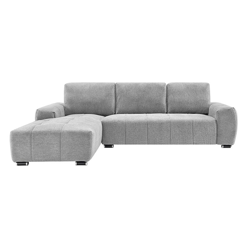 ROMA Sectional Light Grey - LEFT-zoom-