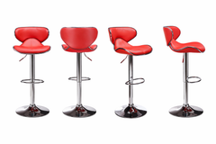 Pub Barstool Red