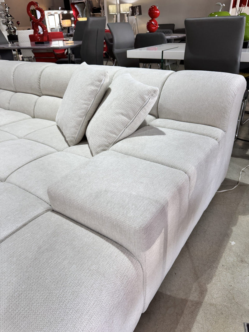 Midtown Sectional HEATHER LIGHT Grey RIGHT-zoom-