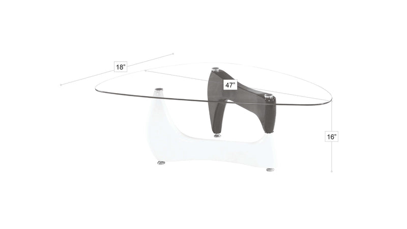 Camila Coffee Table White&Grey-zoom-