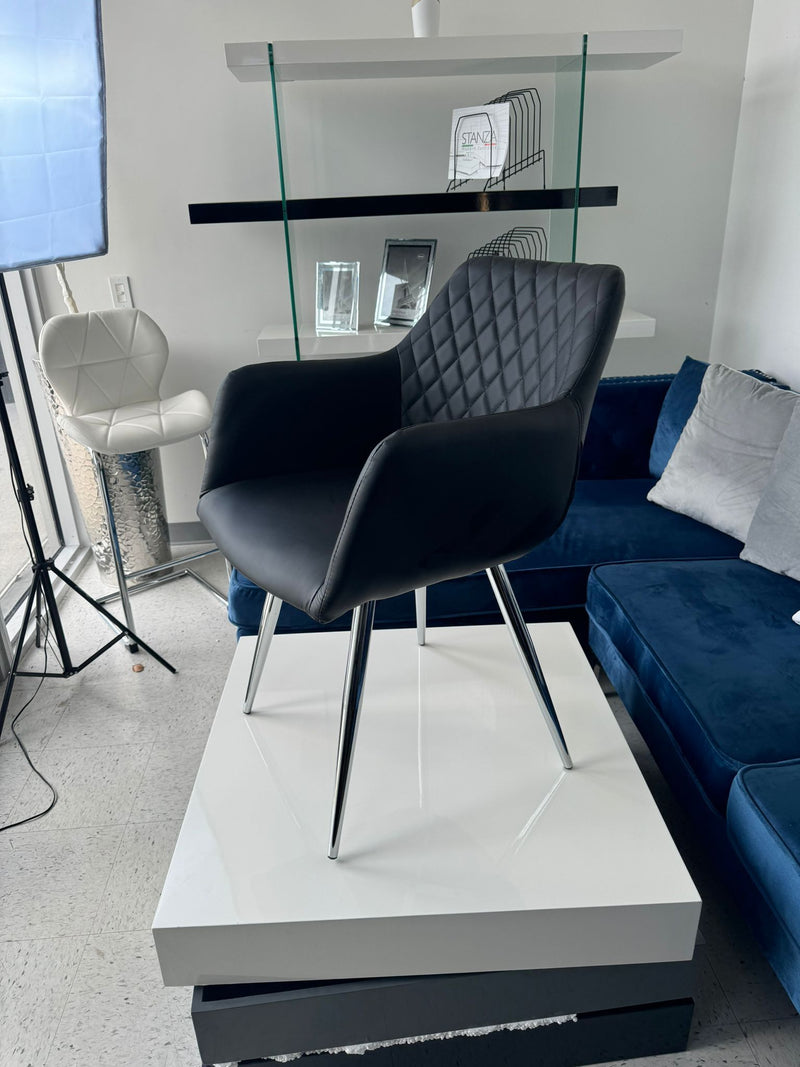 Alba Dining Chair Black-zoom-