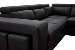 POSITANO Sectional NEW 2025 LEFT BLACK