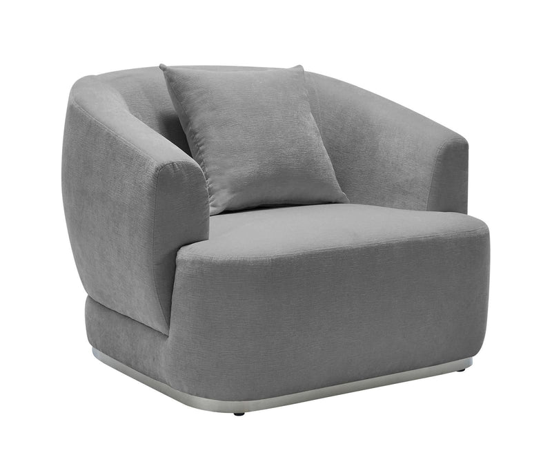 MONACO SOFA & LOVESEAT SET GREY-zoom-
