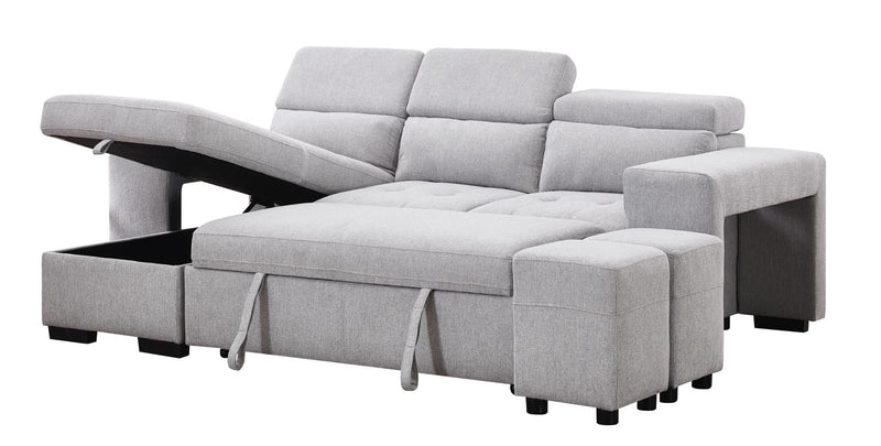 MILANO Sectional NEW 2025 Grey Fabric-zoom-