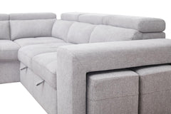 POSITANO Sectional NEW 2025 RIGHT Grey Fabric