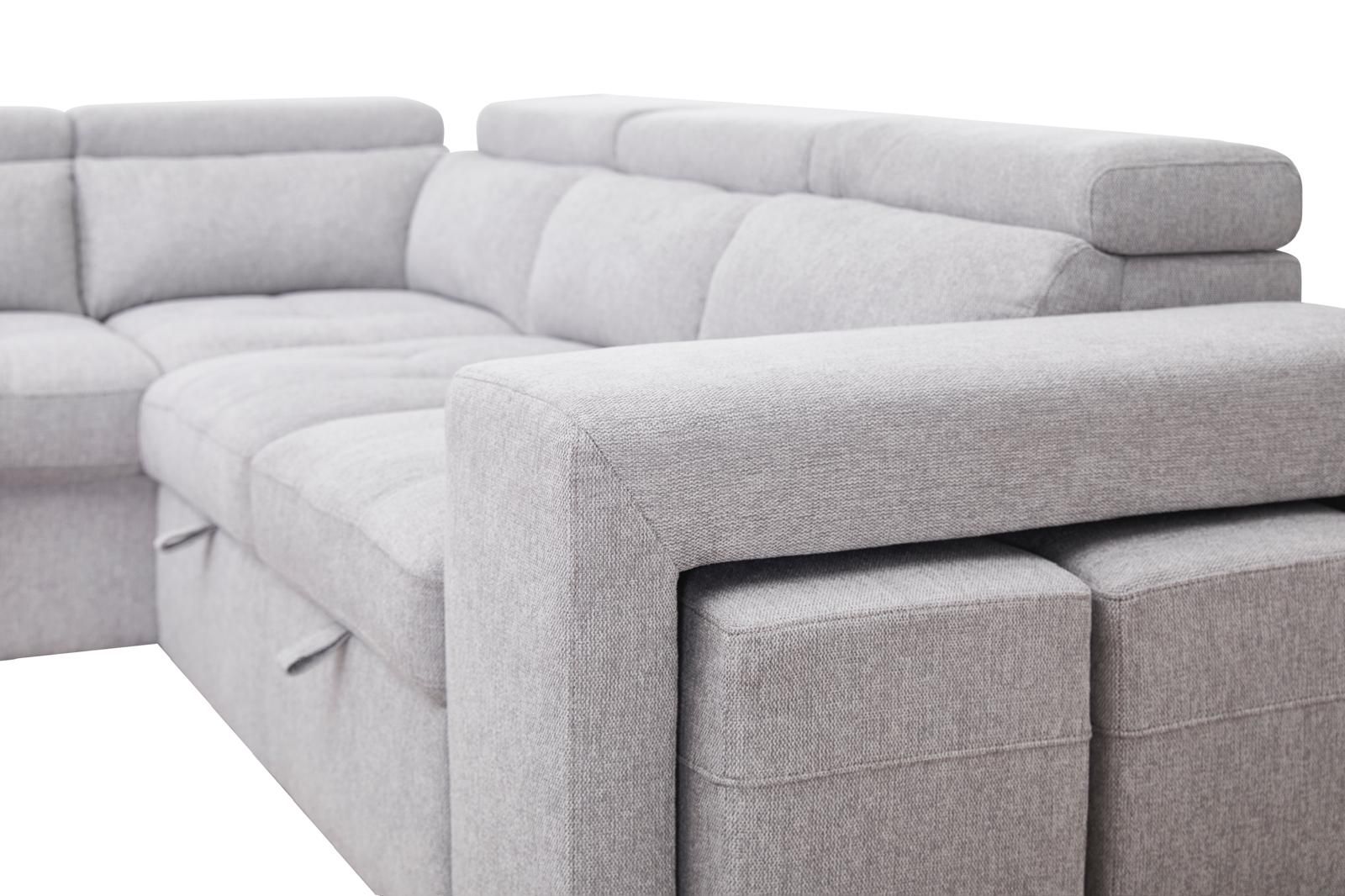 POSITANO Sectional NEW 2025 RIGHT Grey Fabric