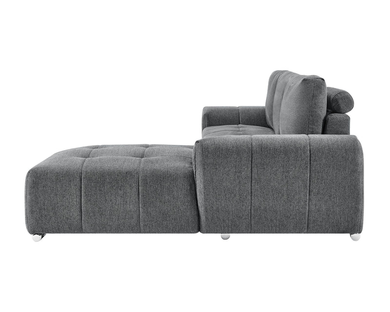 ROMA Sectional Dark Grey - RIGHT-zoom-